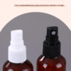 Amber Spray Bottle Fine Mist Press Head White and Black