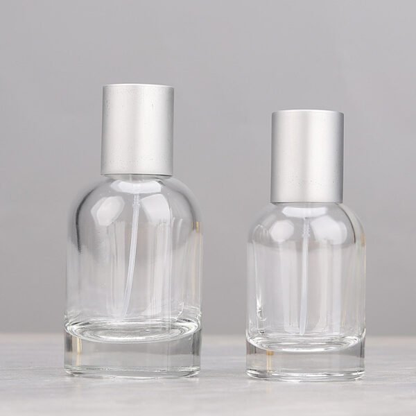 Apothecary Bottles Grey Background Pair