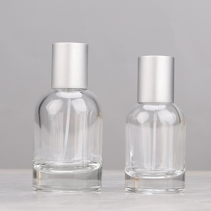 Apothecary Bottles Grey Background Pair