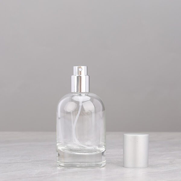 Apothecary Spray Bottle on Grey Background