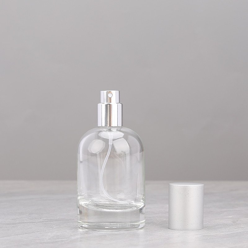 Apothecary Spray Bottle on Grey Background