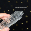 Bamboo Texture Glass Body Screw-Neck Design