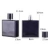 Black Square Perfume Bottles on Magazine Scene