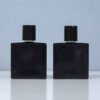 Black Perfume Bottles Editorial Scene Pair