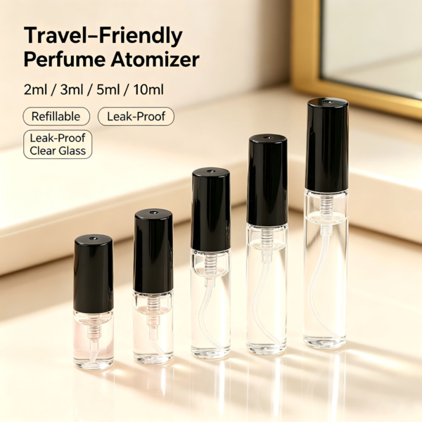 Travel-Friendly Perfume Atomizer 2ml 3ml 5ml 10ml
