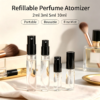 Refillable Perfume Atomizer Portable Reusable Fine Mist