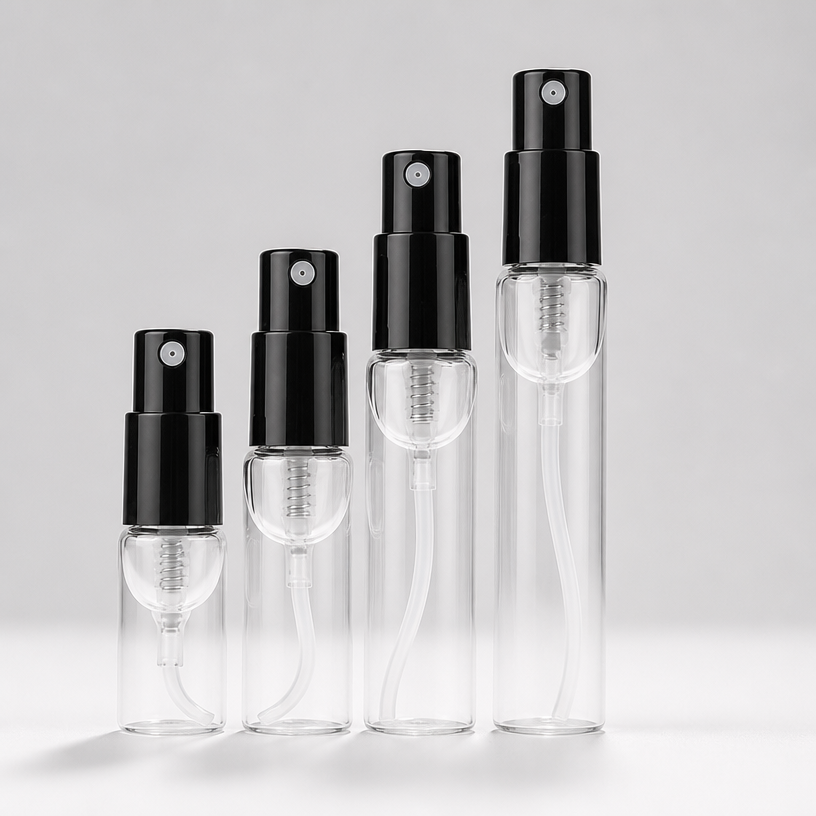 Mini Perfume Atomizers Fine Mist Spray Dark Background