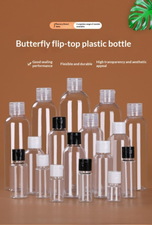 Butterfly Flip-Top Plastic Bottles — Good Sealing, Flexible and Durable