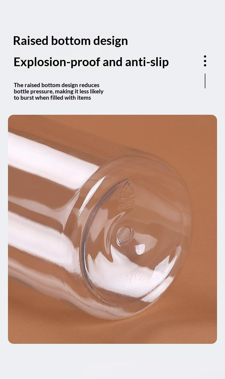 Raised bottom design — explosion-proof and anti-slip
