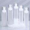Frosted Spray Bottles White Cream Pump Sprayer 5 Sizes