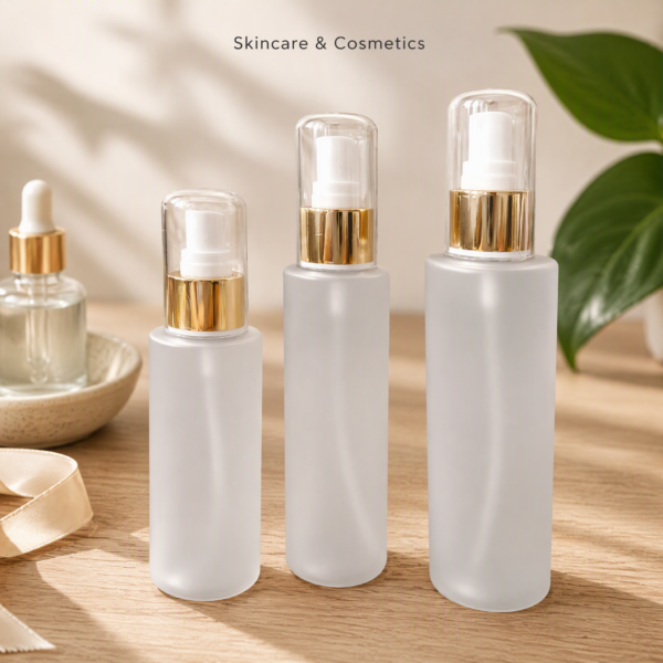 Skincare and Cosmetics Frosted PET Packaging