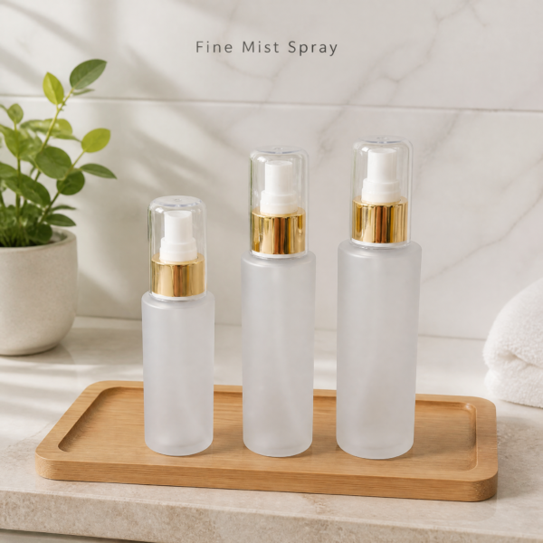 Fine Mist Spray Pattern Frosted PET Bottle