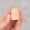 Natural Beech Wood Cap Close-up