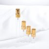 Gold Semi-Cover Atomizer Sample Bottles 2ml 3ml 5ml 10ml