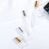 Mini Glass Perfume Bottles Gold and Silver Atomizers