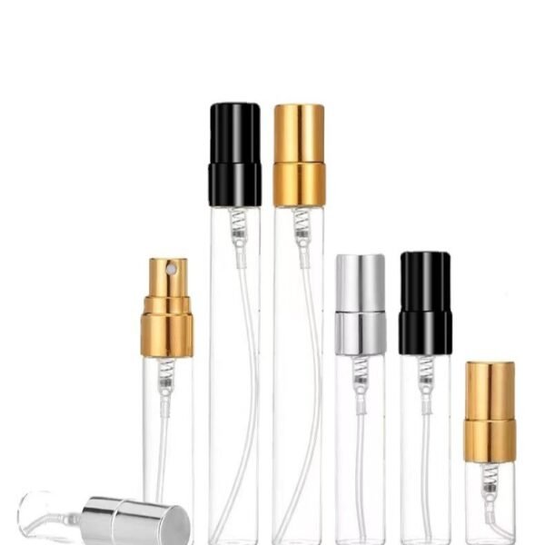 Mini Perfume Sample Bottles Assorted Atomizer Colors