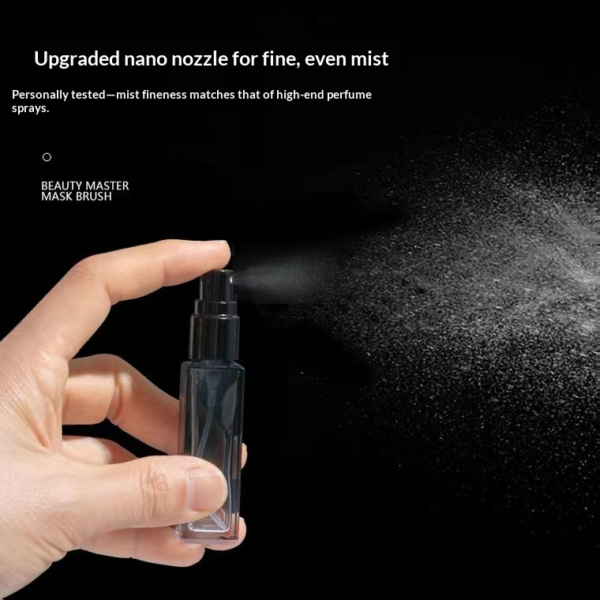 Gradient Blue Square Spray Bottles Gold Silver Black Sprayers