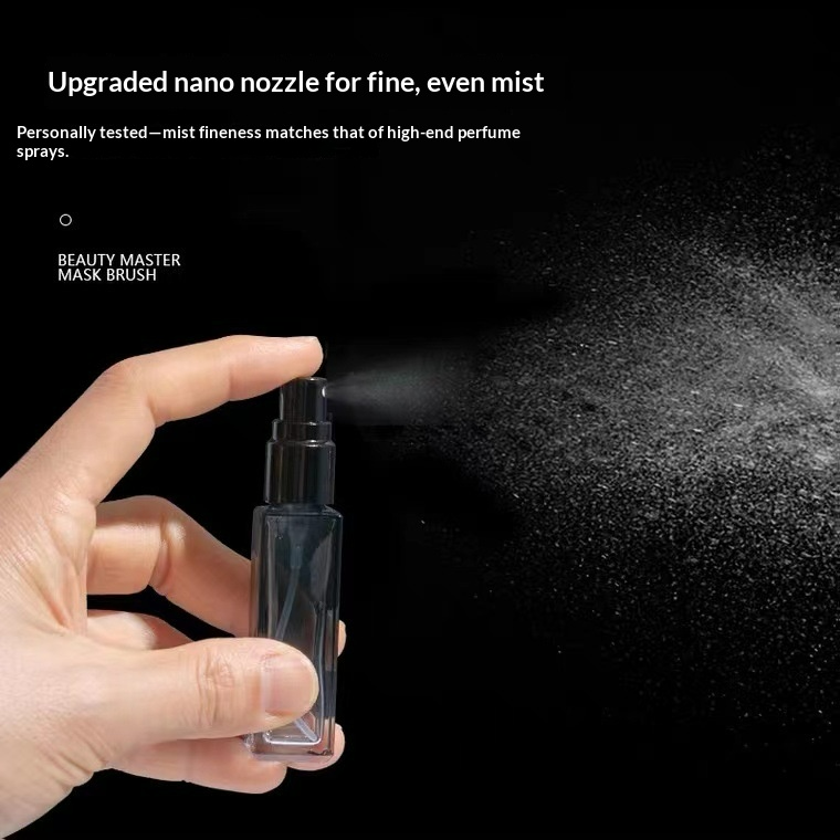 Gradient Blue Square Spray Bottles Gold Silver Black Sprayers