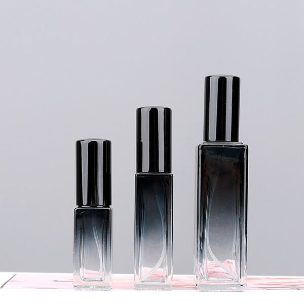 Gradient Blue Square Bottles Three Sizes Black Sprayer
