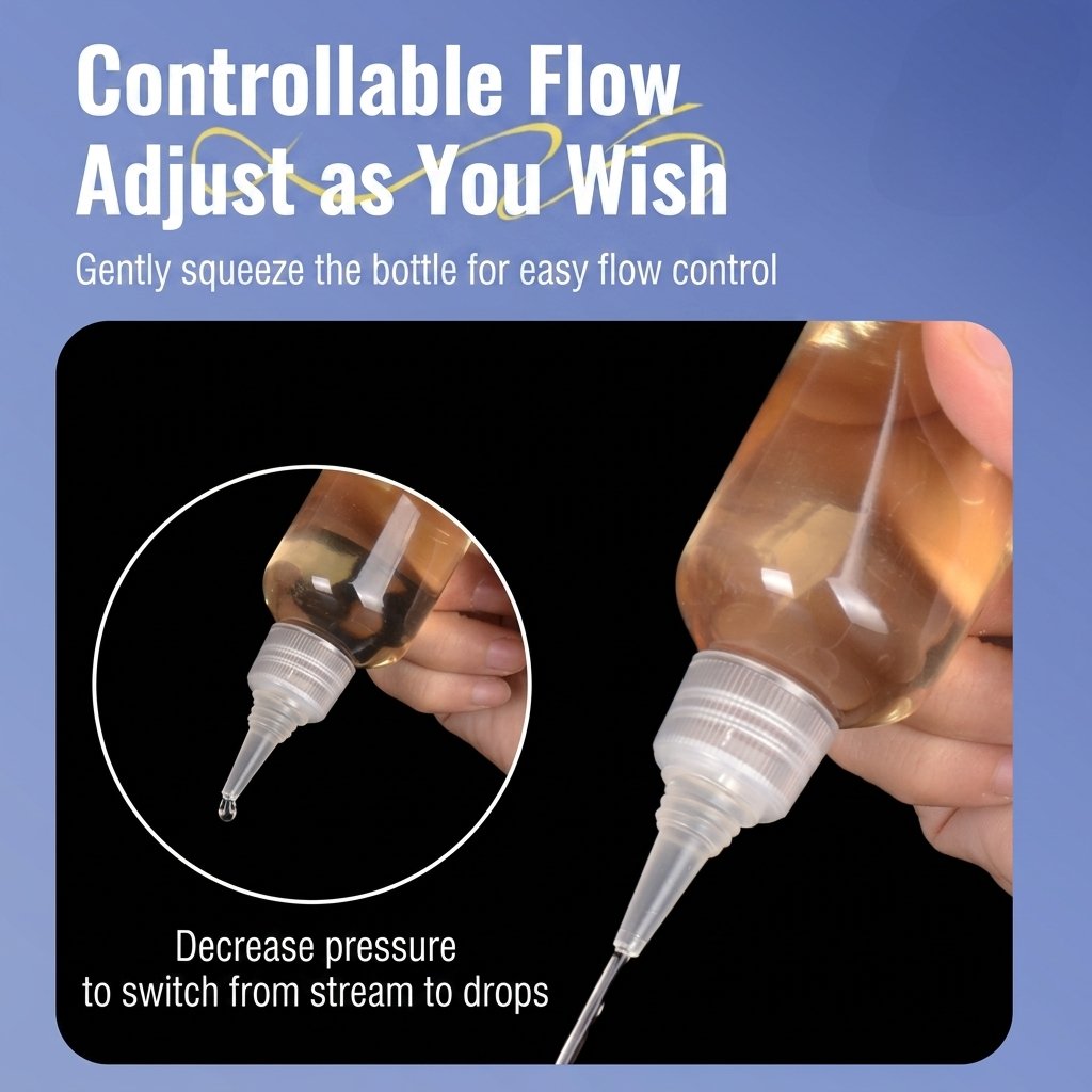 Controllable flow — squeeze to switch from stream to drops