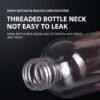 Threaded Bottle Neck — Easy to Tighten, Leak-Proof