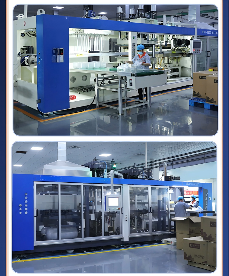 Grandfrptech automated food packaging production workshop in Hengshui, China