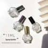 Rose Shaped Glass Spray Bottles 11ml Four Sprayer Colors