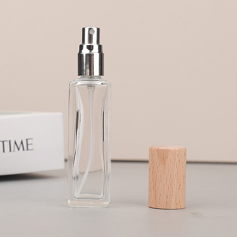 Silver Sprayer with Beech Wooden Cap Detached