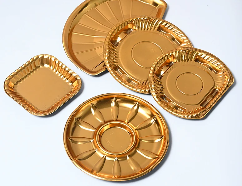 Gold Disposable Trays