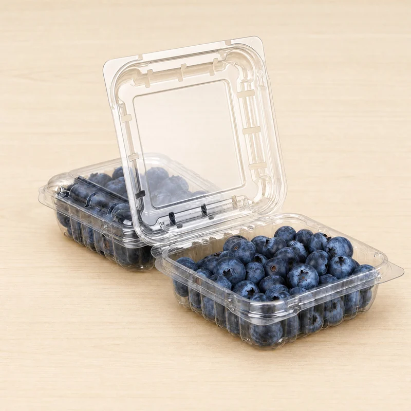 SS-125 Clear PET Blueberry Punnet 4.4 oz / 125 g