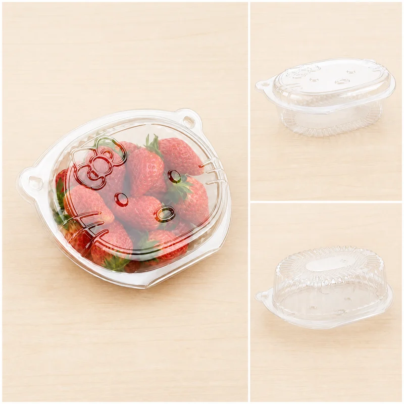 SS-250K Clear PET Blueberry & Strawberry Punnet 8.8 oz / 250 g