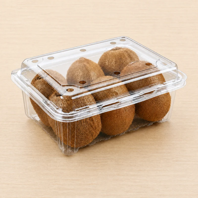SS-500A Clear PET Fresh Fruit Punnet 17.6 oz / 500 g