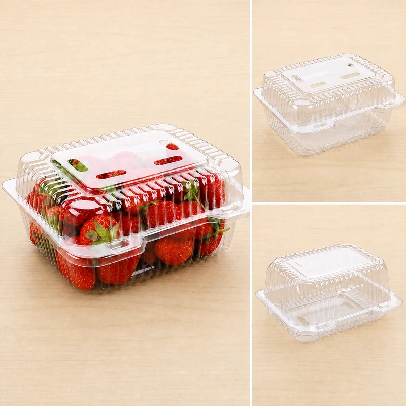 SS-500C clear PET fruit punnet