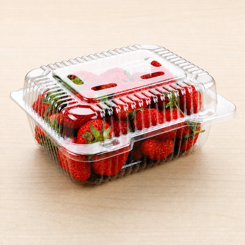 Ventilated PET produce packaging