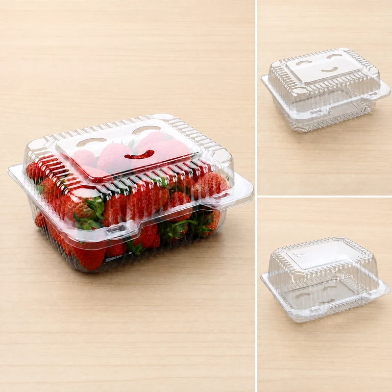 SS-500D clear PET fruit punnet