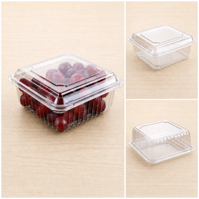 SS-800B Clear PET Fresh Fruit Punnet 28 oz / 800 g