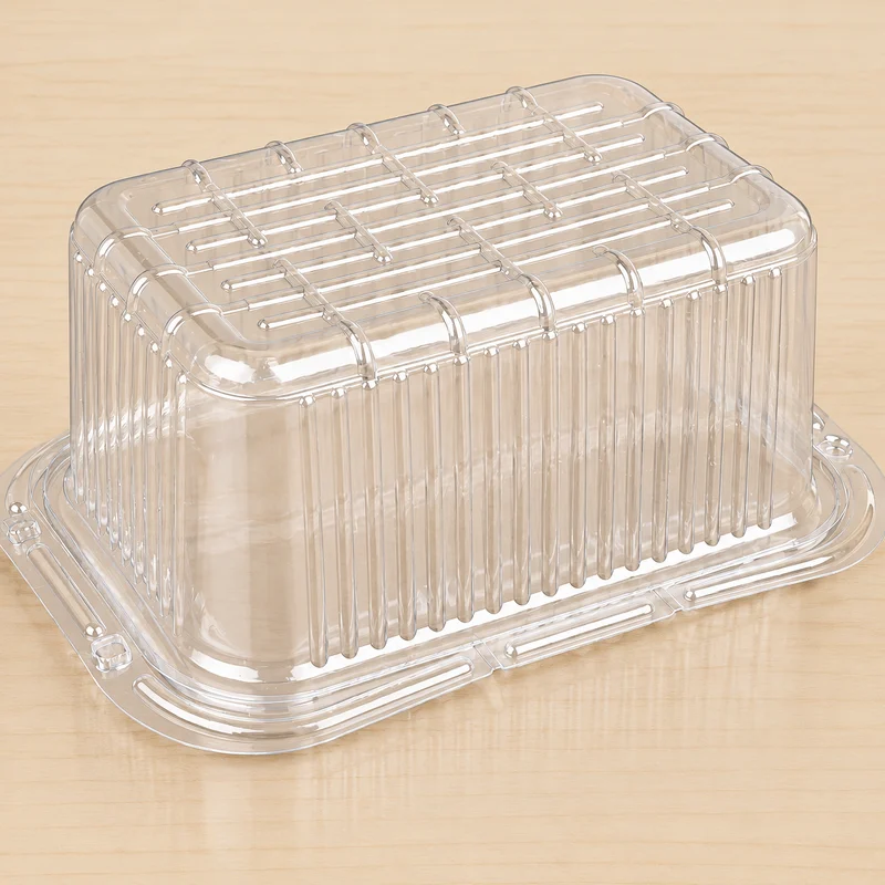 SS-1500-2500 clear PET handle fruit box