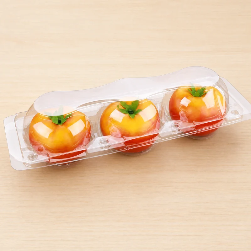 Clear PET fruit clamshells