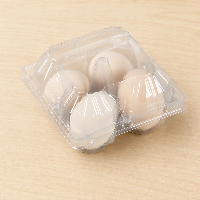 SSWWJ-4Y Clear PET Duck Egg Carton 4-Cell view 2