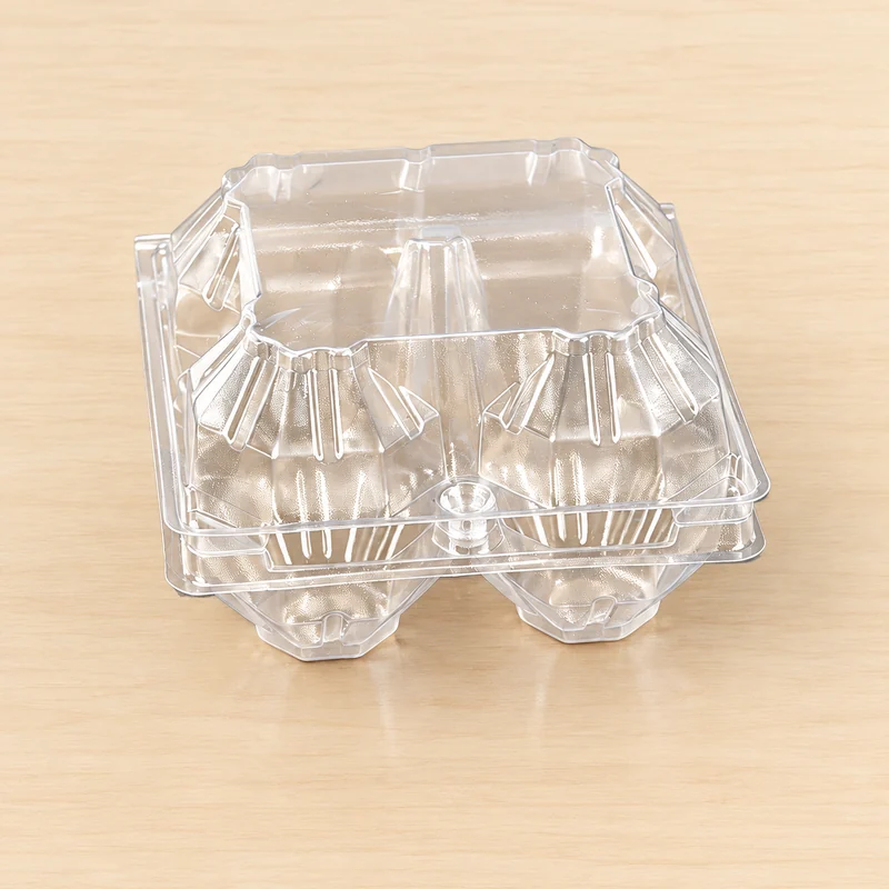 SSWWJ-4Y Clear PET Duck Egg Carton 4-Cell