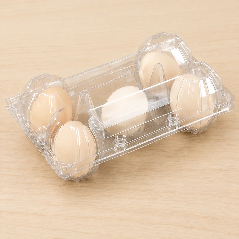 SSWWJ-5Y Clear PET Duck Egg Carton 5-Cell