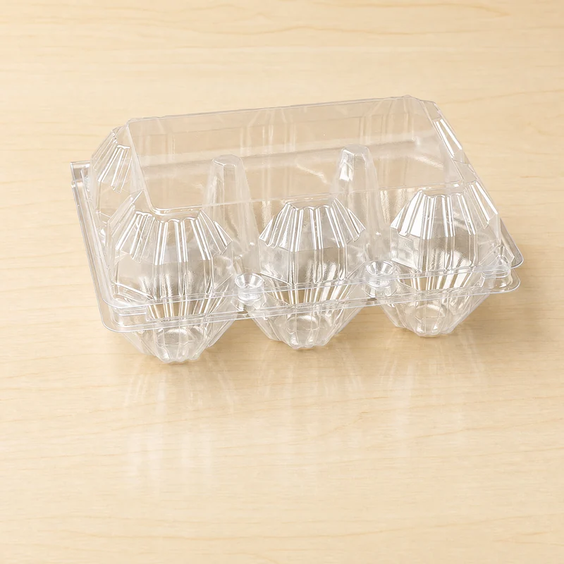 SSWWJ-6Y Clear PET Duck Egg Carton 6-Cell view 2
