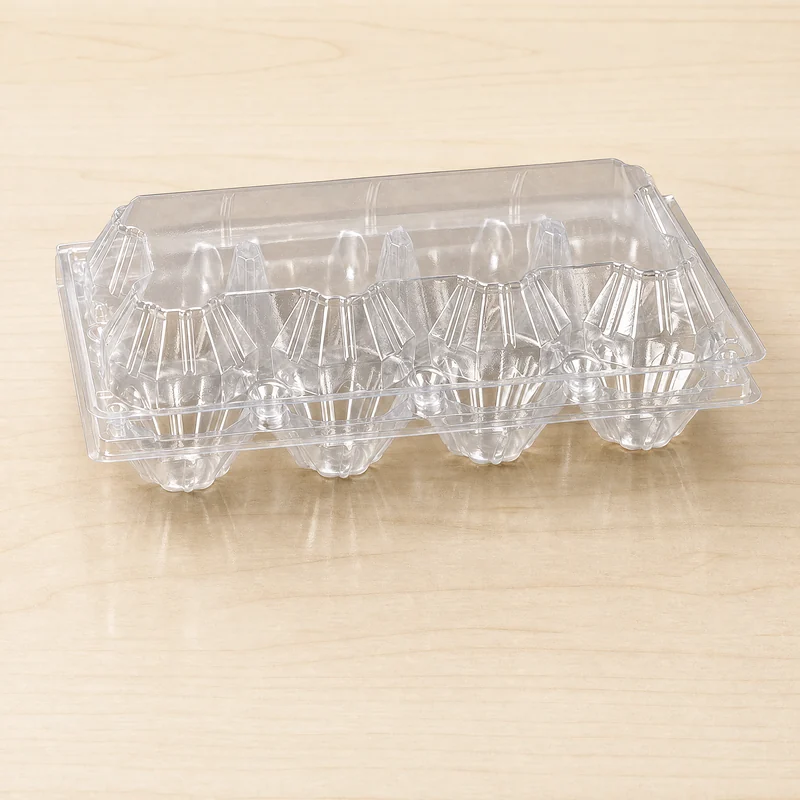 SSWWJ-8Y Clear PET Duck Egg Carton 8-Cell view 2